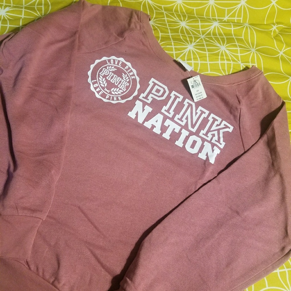 PINK sweatshirt. NWT